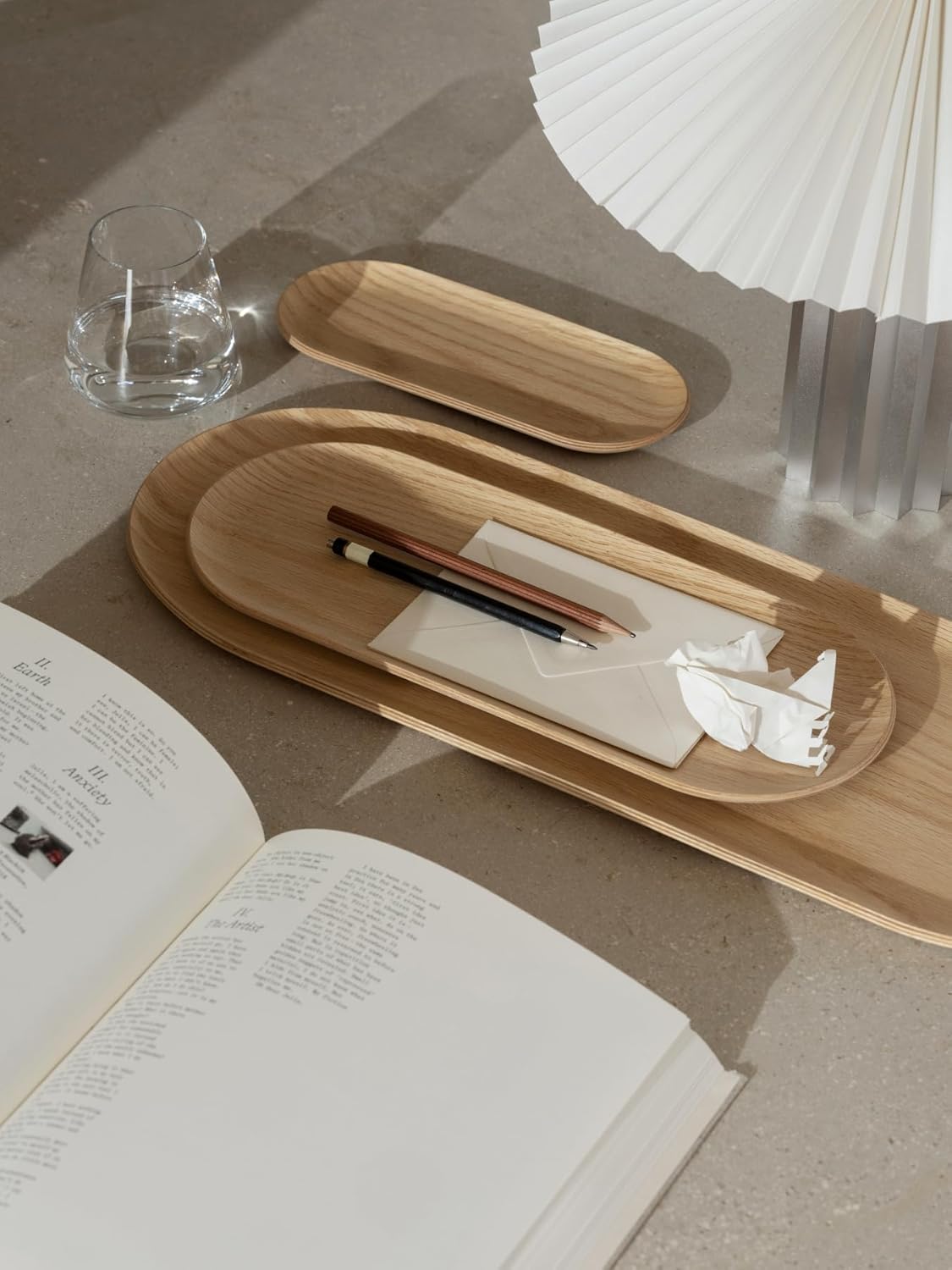 Serviertablett Baki, Oak 36 x 14.5 x 1.5 cm