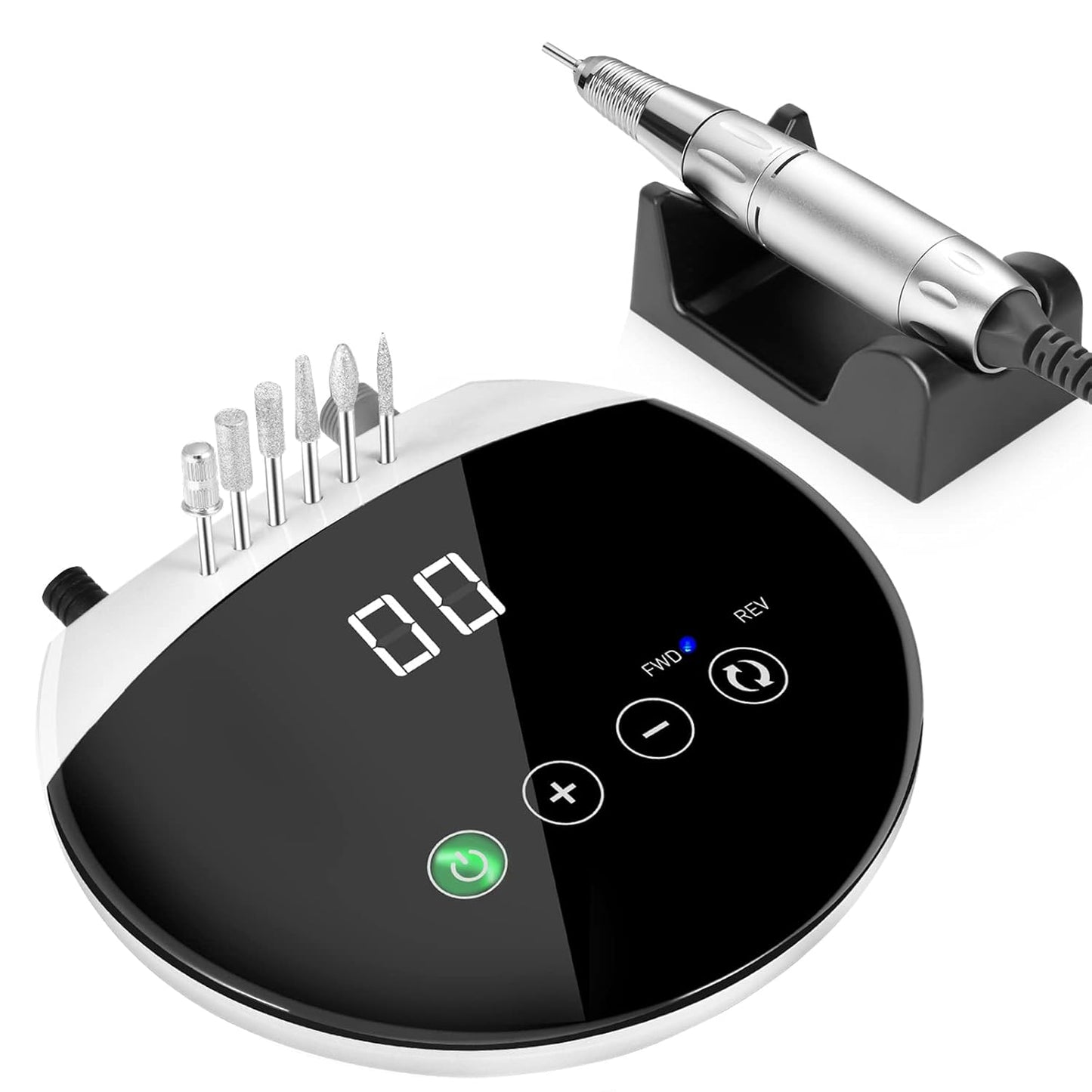 Elektrisches Nagelfräser-Set – 35.000 U/min, mit Display und Touchscreen, Powerful Verkabelt Professionell – Touchscreen