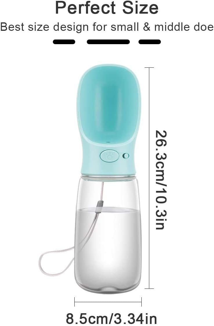Hundetrinkflasche, 550 ml Blau