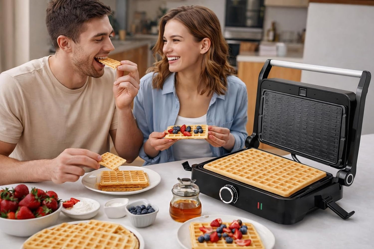 SM-1000W Toledo Thin Waffeleisen