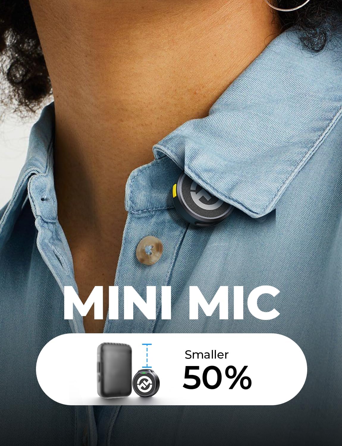 Lark M2 Kabelloses Lavalier-Mikrofon, USB-C (2TX+1RX) Schwarz