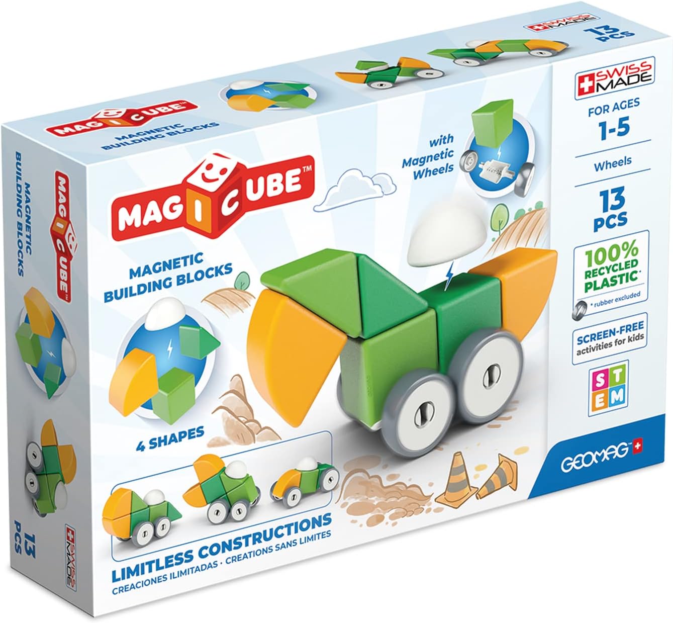 Magicube - Magnetische Blöcke, 13 pz