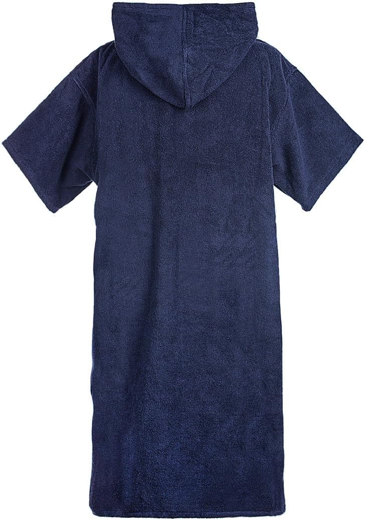 Surf Poncho mit Kapuze, L-XL Navy Blue