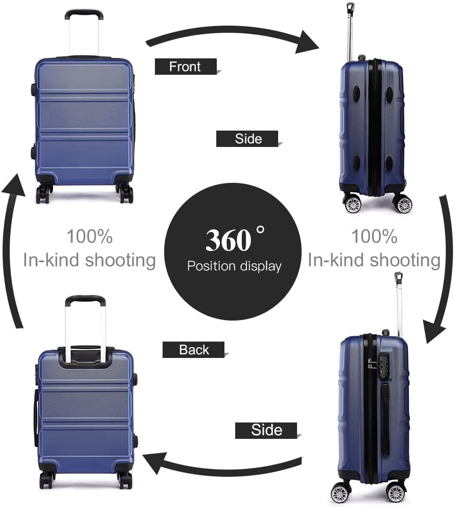 Reisekoffer Trolley L, L (65cm) Dunkelblau