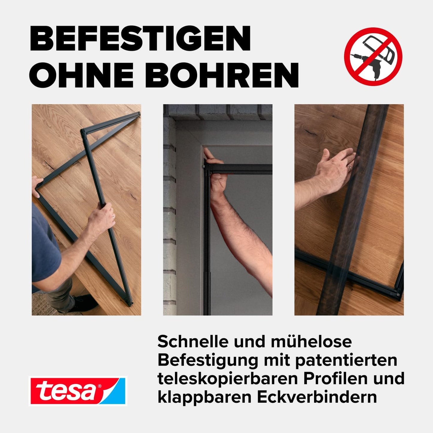 Insektenschutz für Fenster, Anthrazit Single