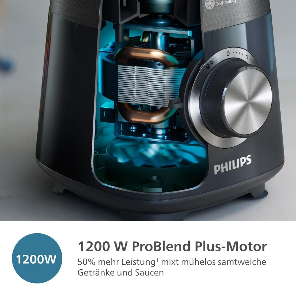 Standmixer mit Blend-and-go-Behälter, 1200W