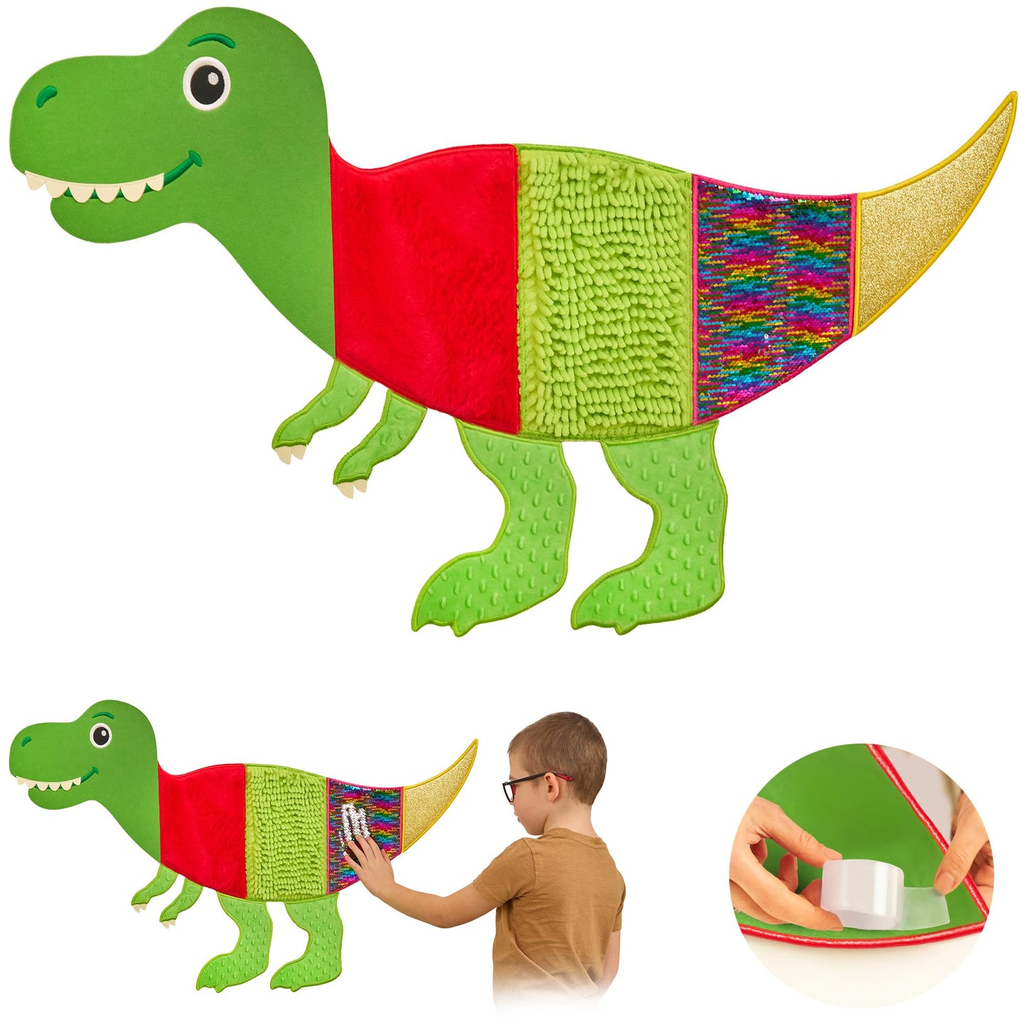 Sensory Wall Panel Caterpillar T-Rex, T-rex