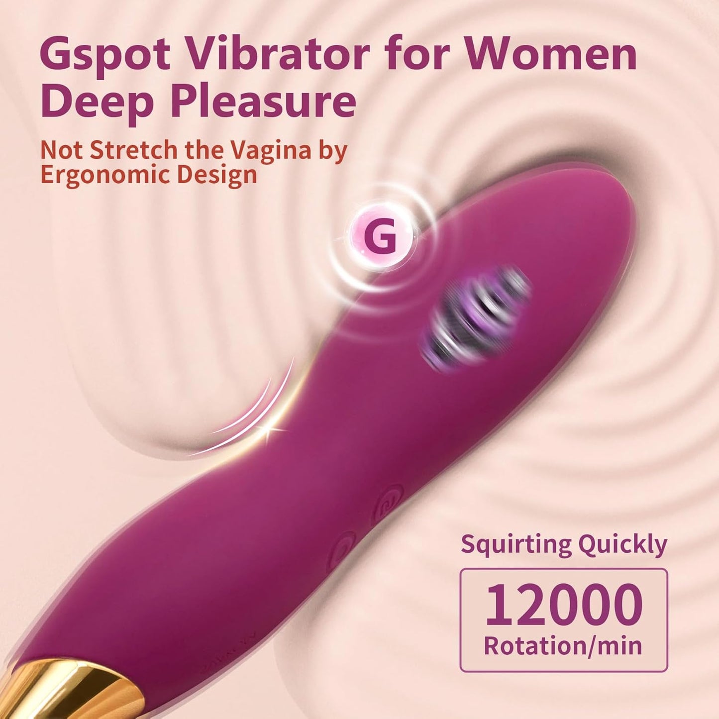 Hochfrequenz Vibrator Beatrice mit 10 Modi & 2 Köpfen, 02