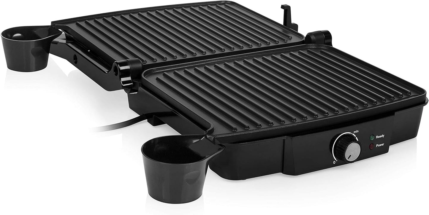 Kontaktgrill GR-2853 mit 180° Öffnung, L, Single
