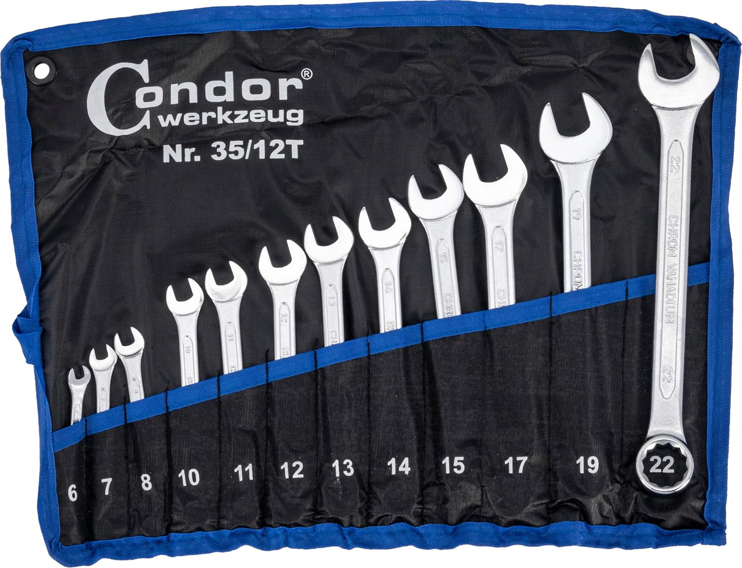 Gabel-Ringschlüssel-Satz (12-tlg., 6-22 mm), 12-tlg.