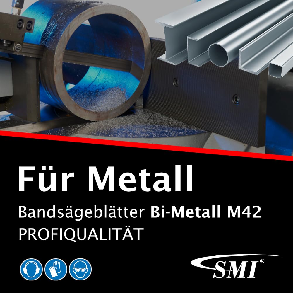 Sägeband-Set M42 für Bandsägen (5 Stück)