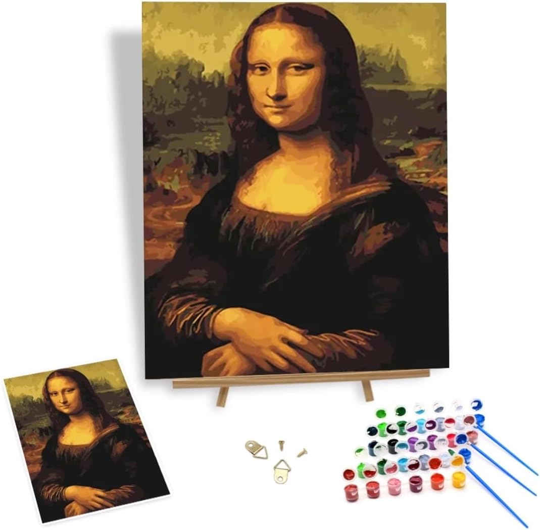 Malen nach Zahlen Set Monalisa, Monalisa 40*50