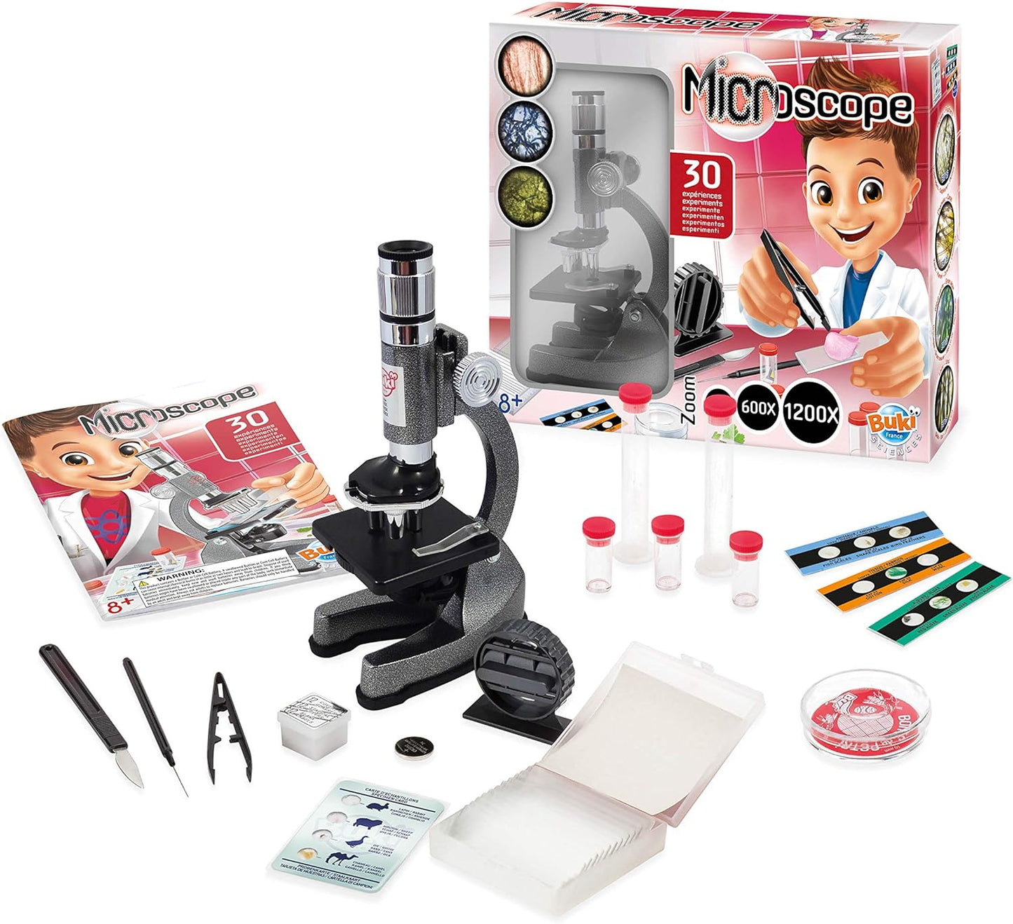 MS907B Mikroskop 30 Experimente-Set, Single
