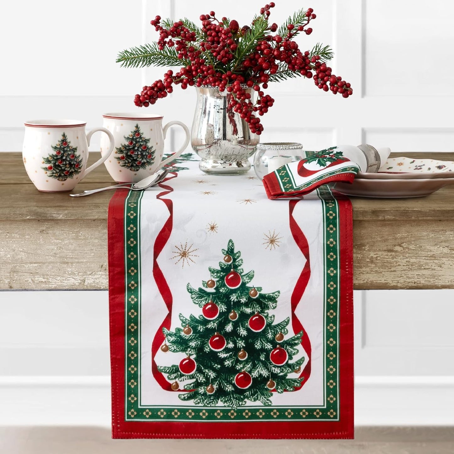 Weihnachtstischläufer, 13"x70" (Table Runner)
