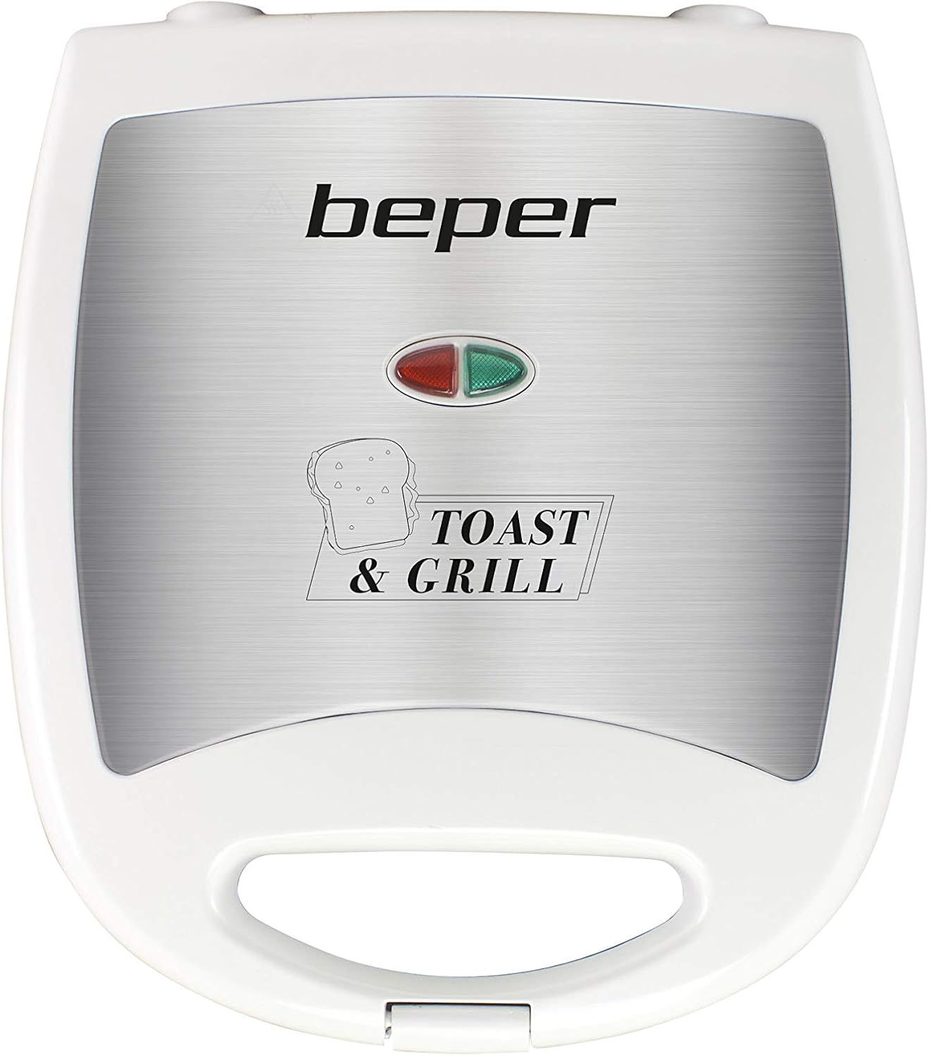 ‎90.620 Sandwichtoaster, 1300W, Weiss/Rot