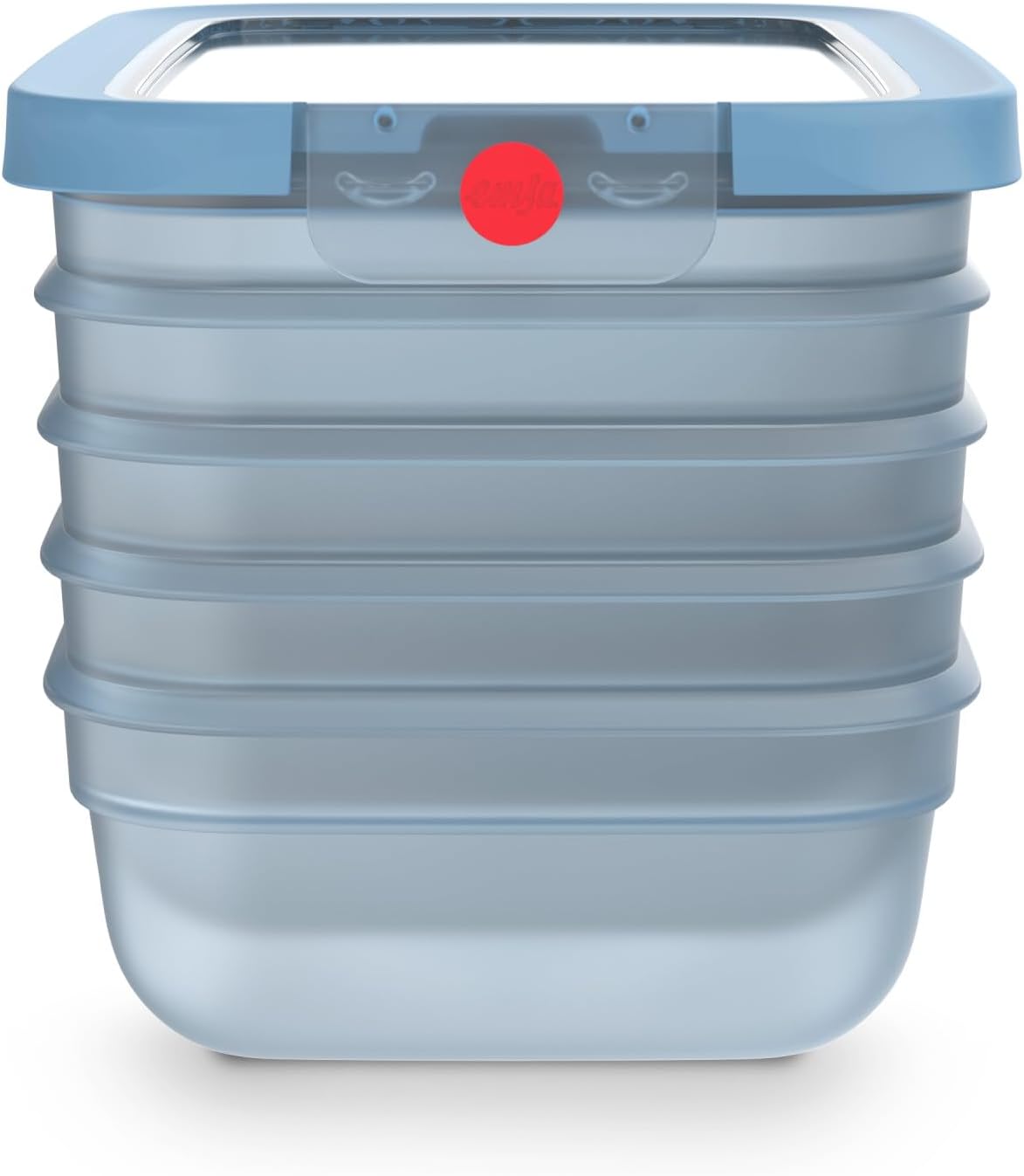 oneClick Frischhaltedosen, Set 5 (1,2L) Blau