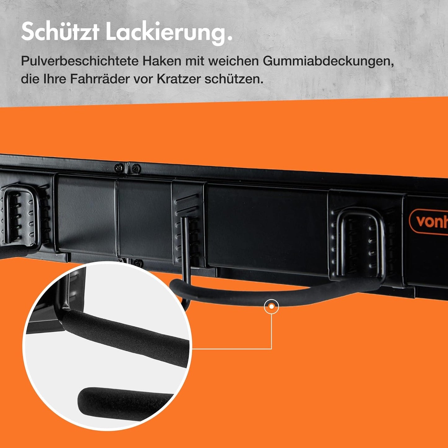 Velo-Wandhalterung Set für 3 Räder & Helme
