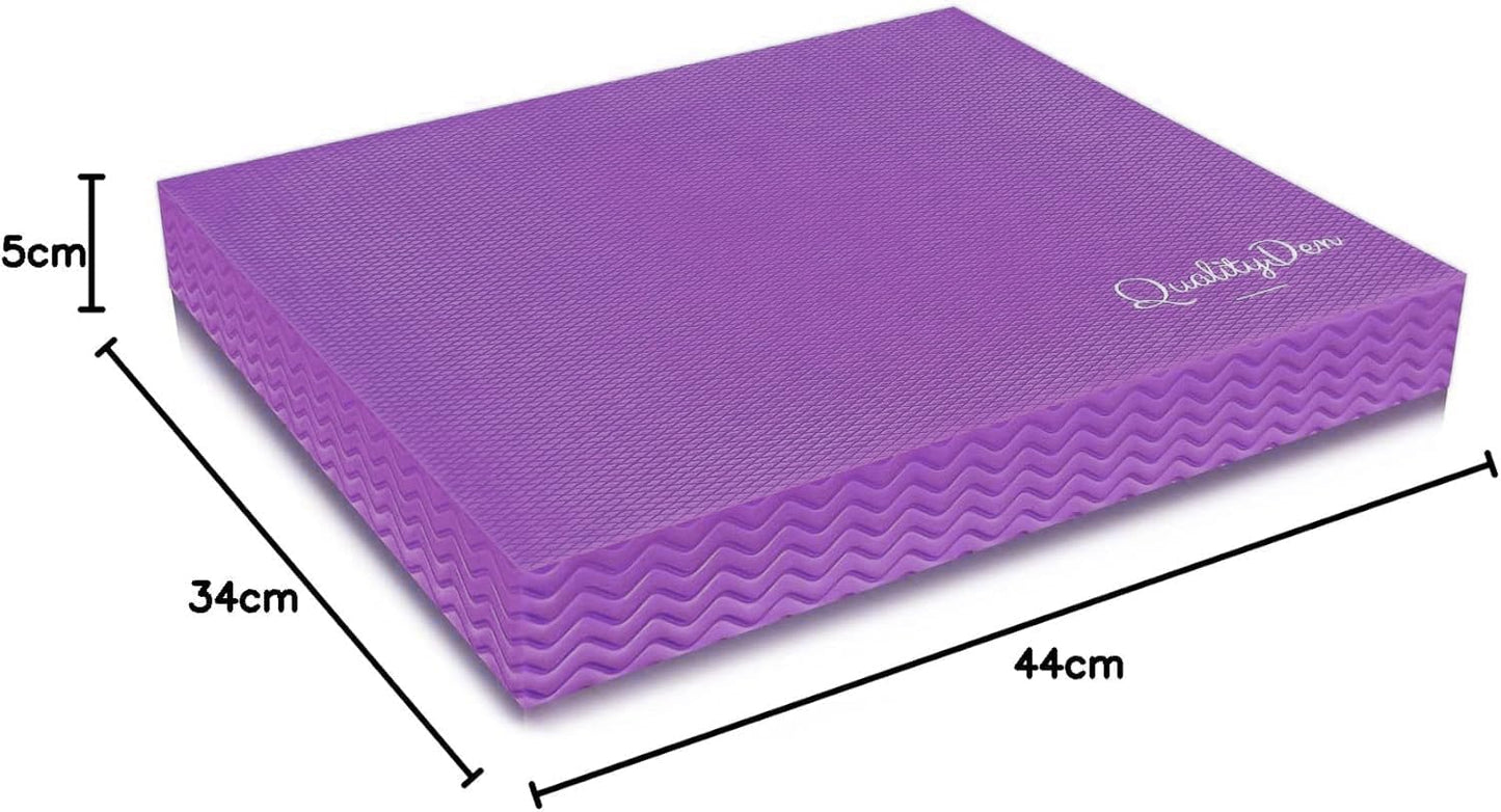 Balance Pad für Stabilität und Koordination, 44x34x5 cm Lila