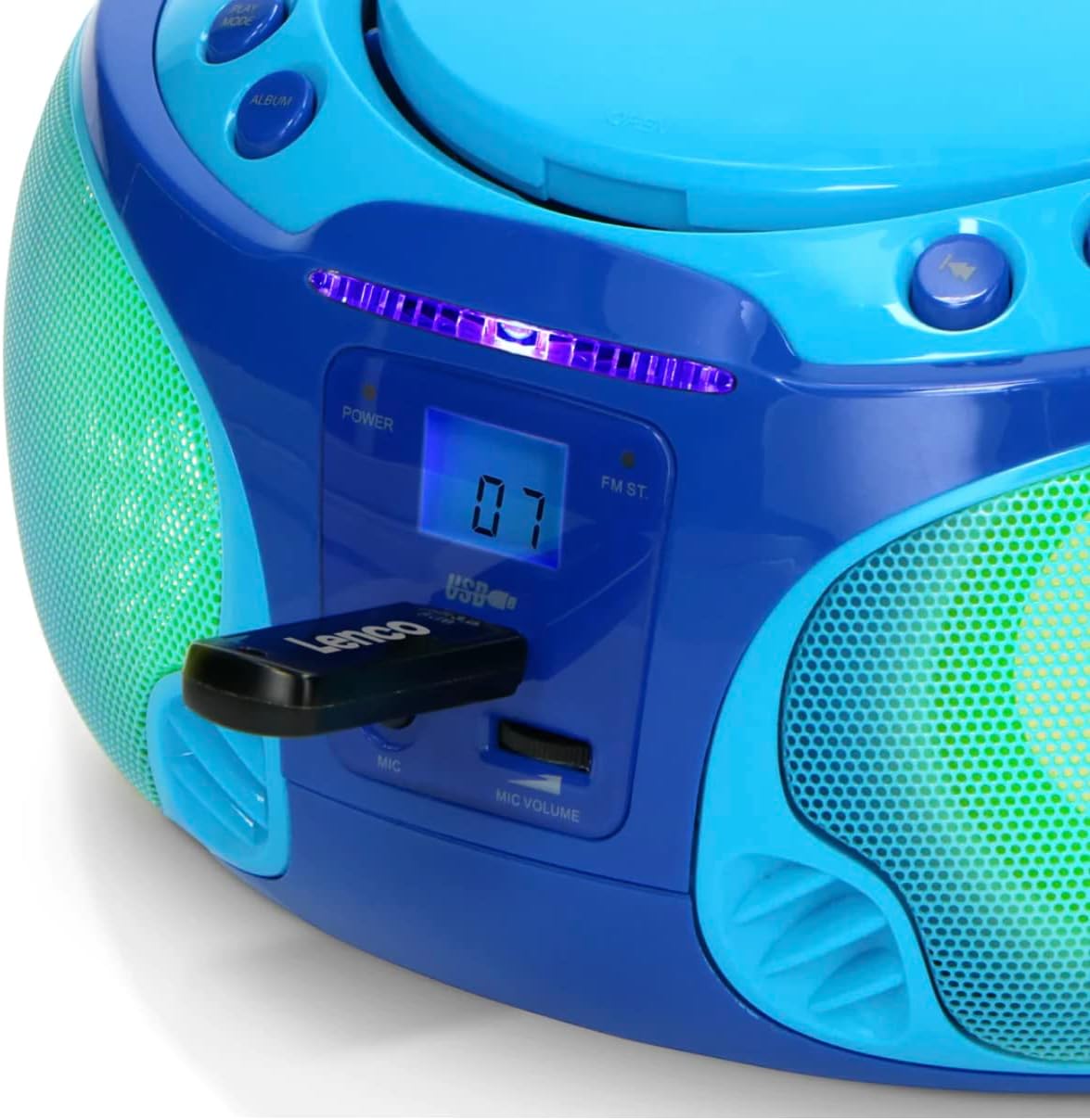 Scd-650, mit Karaoke blau SCD-650 mit Mikrofon