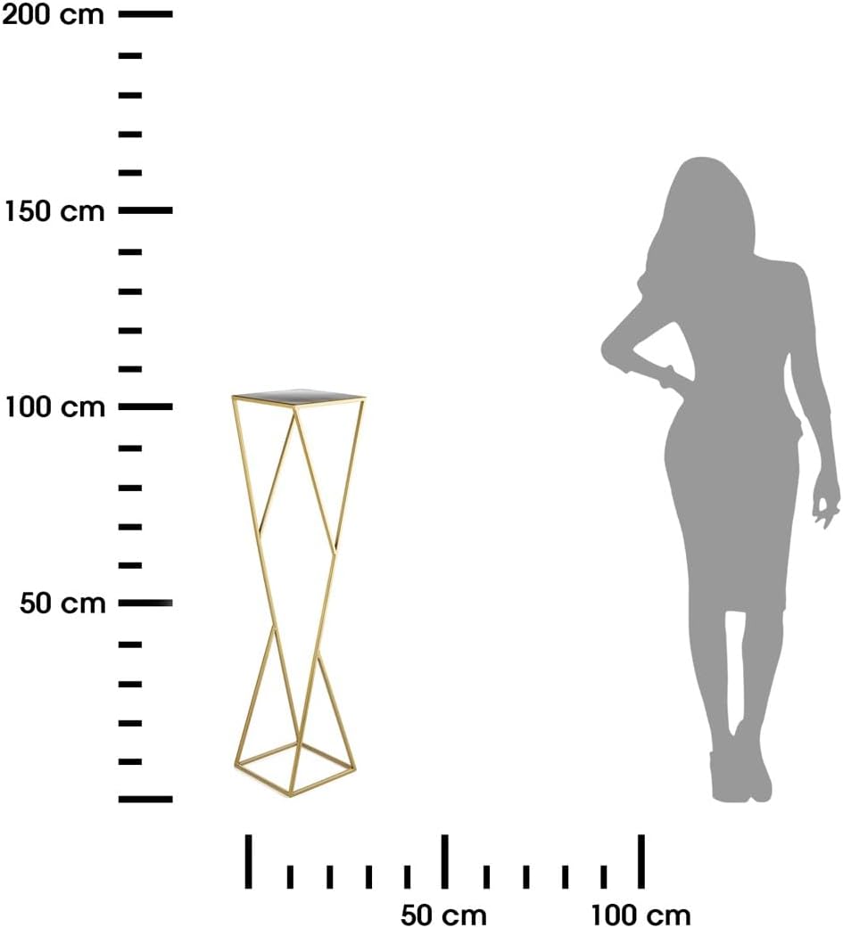 Blumenständer im Loft-Stil 100 cm, 100 cm Gold