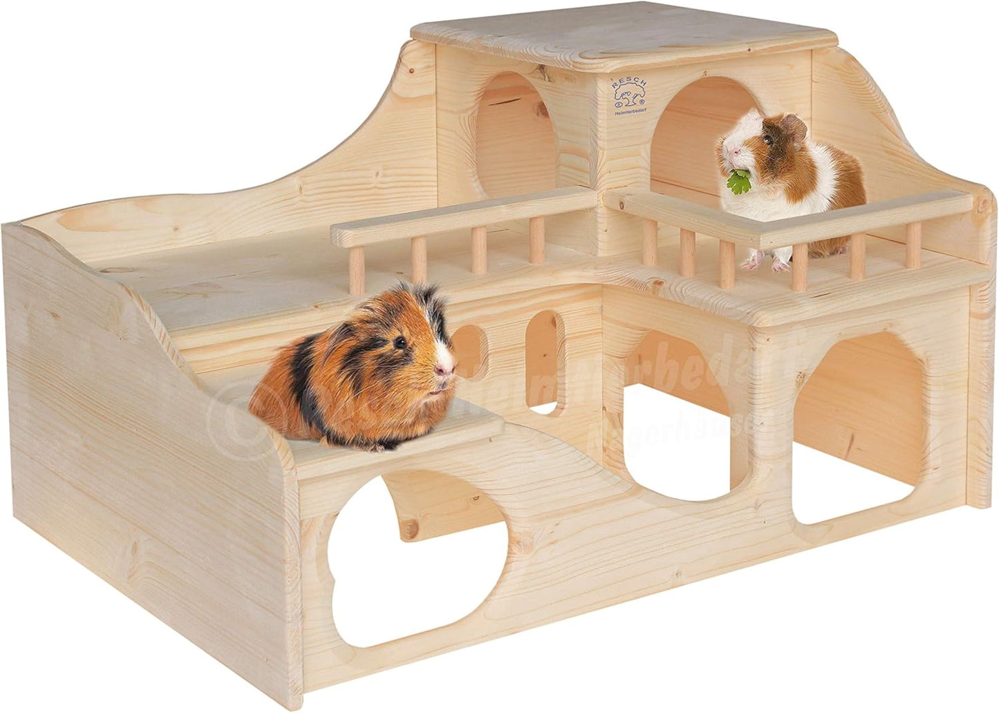Meerschweinchenschloss mit Tunnel