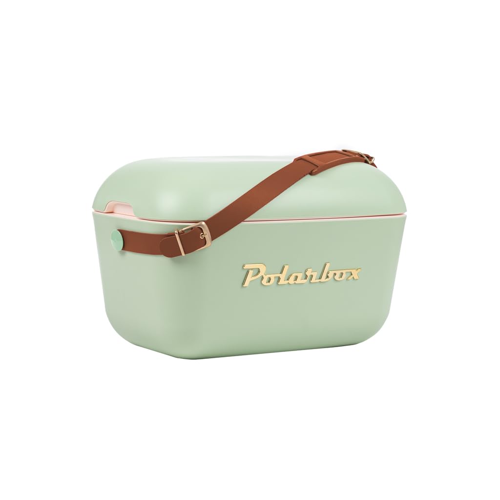 Retro-Kühlbox, 12 L Olivgrün