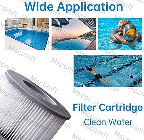 6er-Set Ersatzfilter für aufblasbare Pools, 6pcs