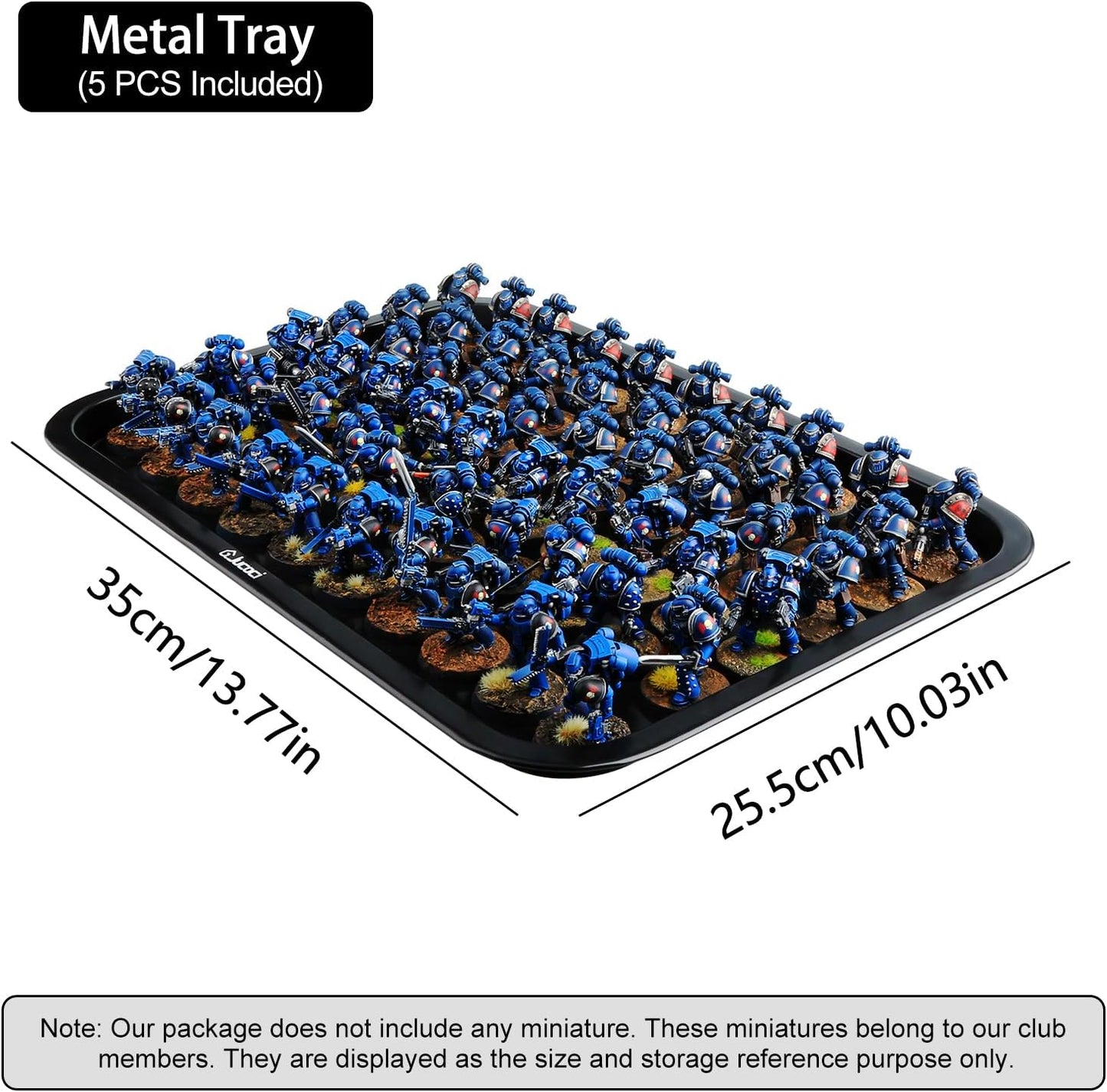 Miniaturen Aufbewahrungskoffer, Grossformat mit Licht
