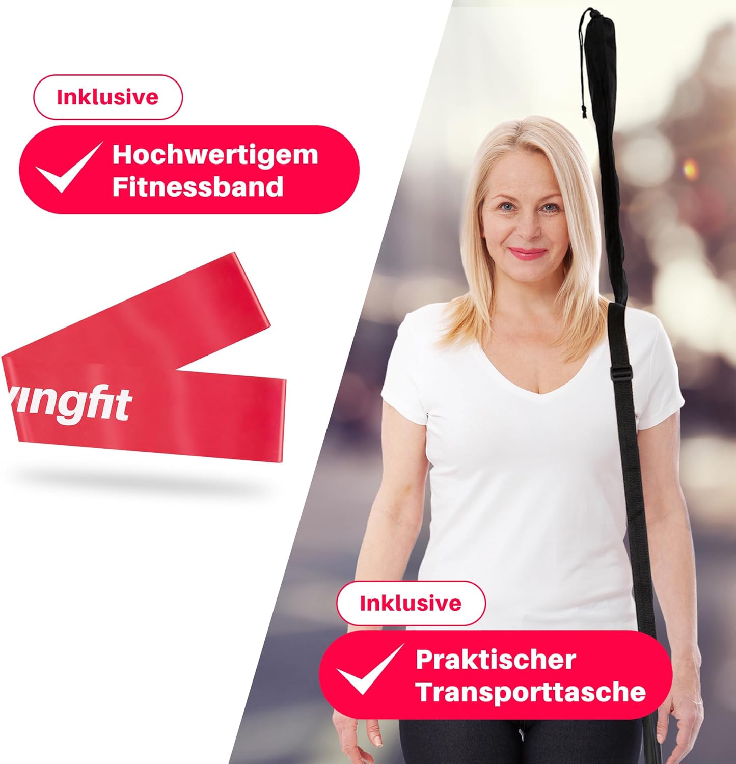Schwingstab mit Trainingsplan & Zubehör