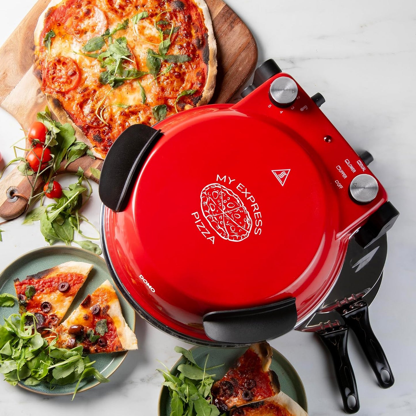 Elektrischer Pizzaofen DO9284PZ, With ceramic stone