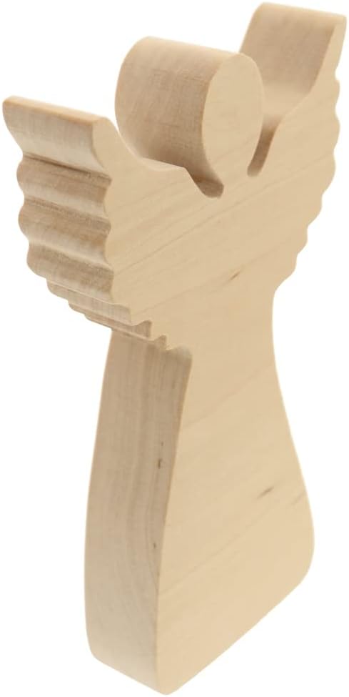 Deko-Engel 14 cm, Deko-engel aus Holz, 1