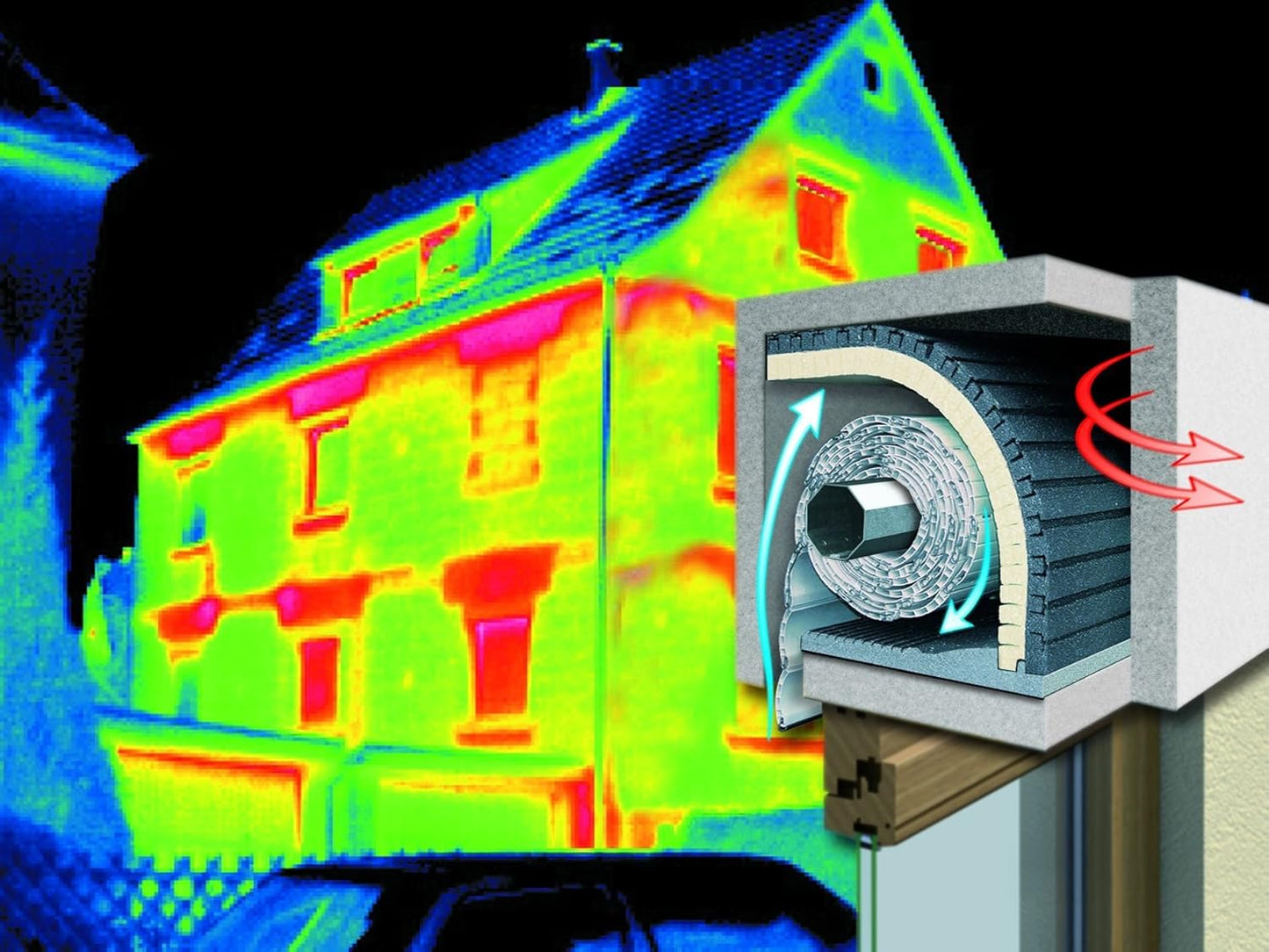 Isolierung für Rollladenkasten (25 mm Materialstärke), épaisseur du matériau: 25 mm