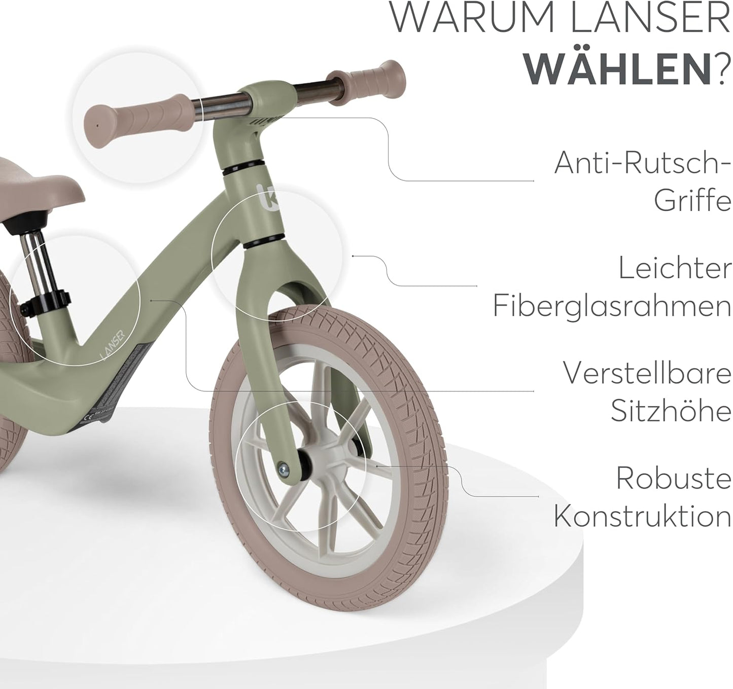 Lanser, grün