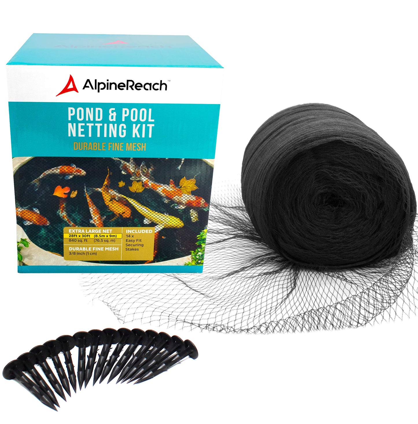 Feinmaschiges Teichnetz 12x12m, 12m x 12m