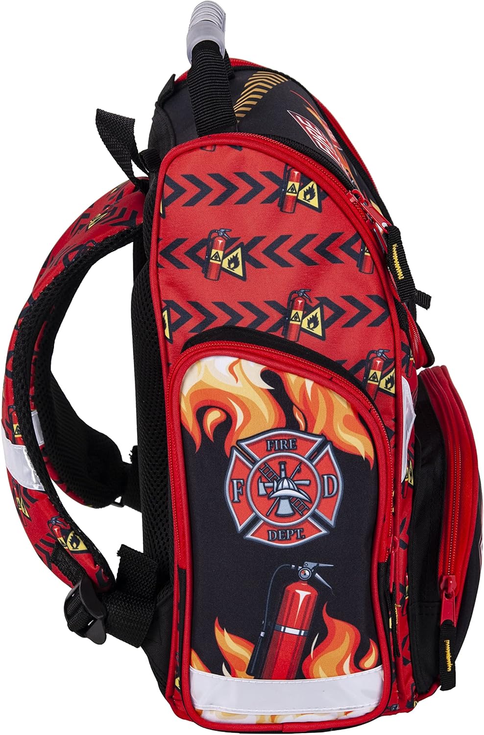 4-teiliges Feuerwehr Schulranzen-Set, 4er-set (V2)