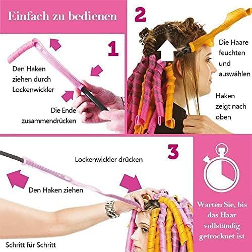 Lockenwickler-Set für schonendes Styling (40 Stück)