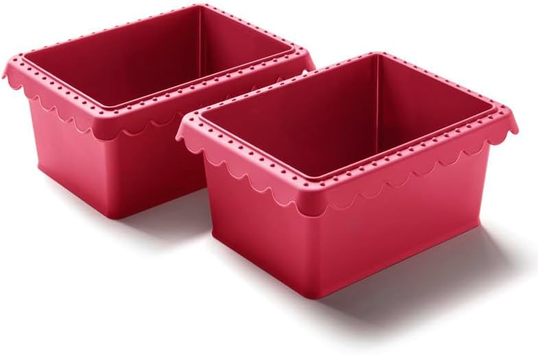 Mini Brotbackform-Set 550g für Airfryer & Backofen, Rot