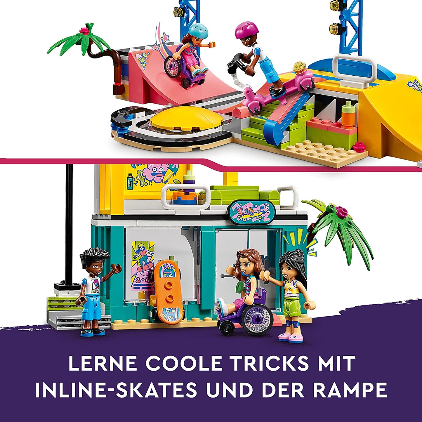 41751 Friends Skatepark, Konstruktionsspielzeug, Single
