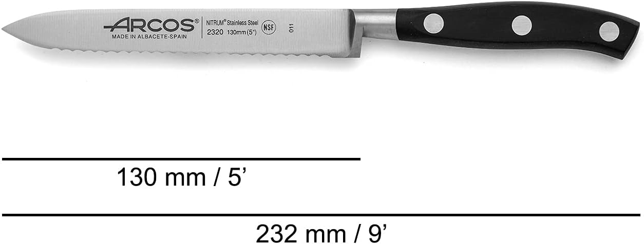 Riviera Tomatenmesser 232000, Schwarz