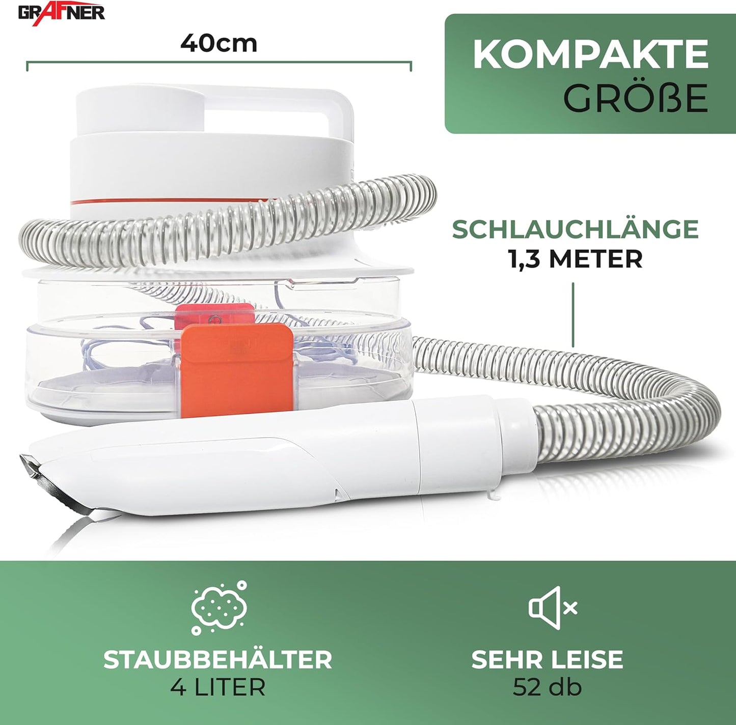 7-in-1 Hundeschermaschine mit Staubsauger und Trockner
