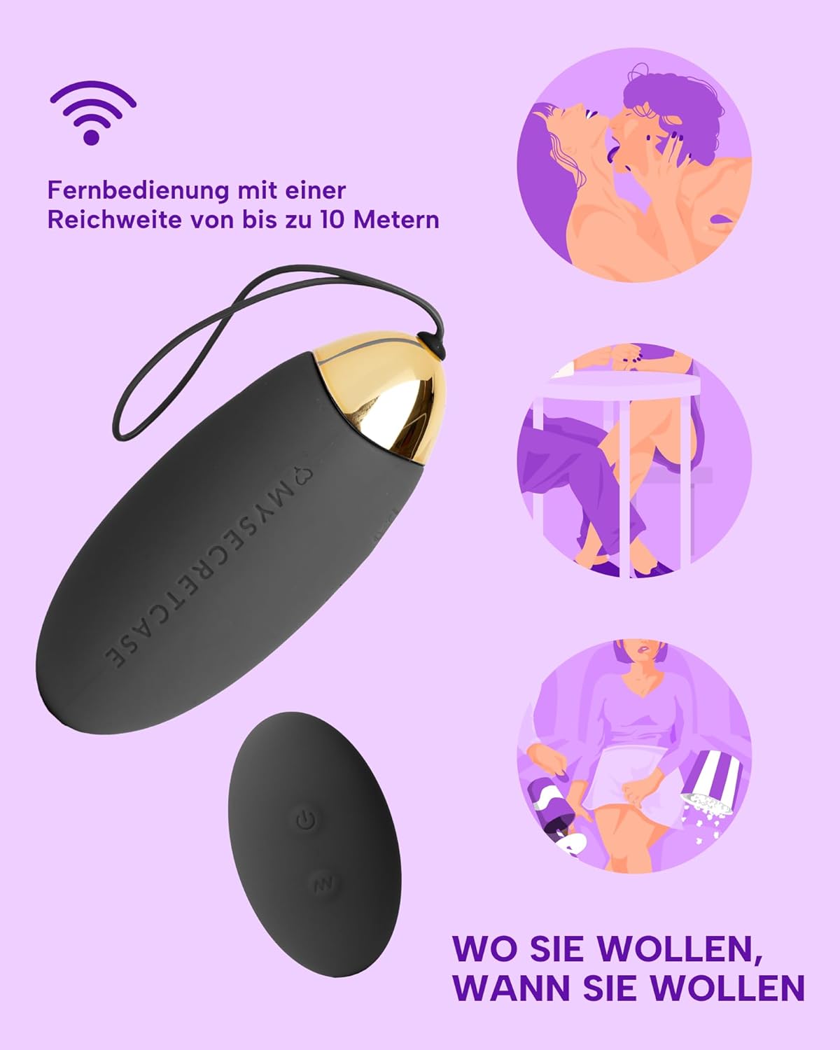Lovetto 2.4 Vibro-Ei mit Fernbedienung