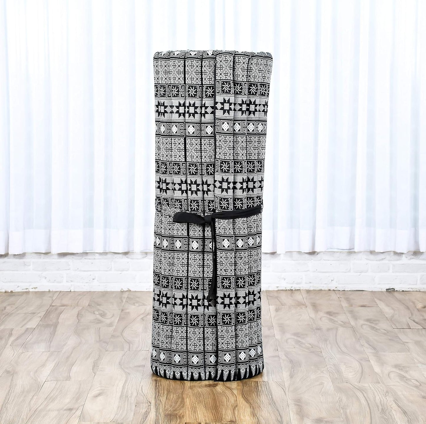 Rollbare Thaimatte, 190x100 cm, L: 190x100 cm Cbt4 - Schwarz