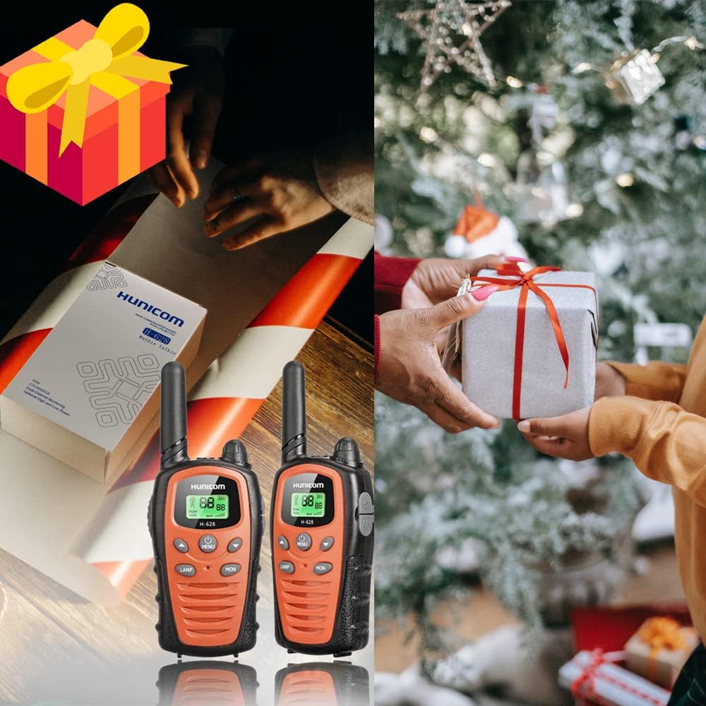 Walkie-Talkies mit Taschenlampe, Orange