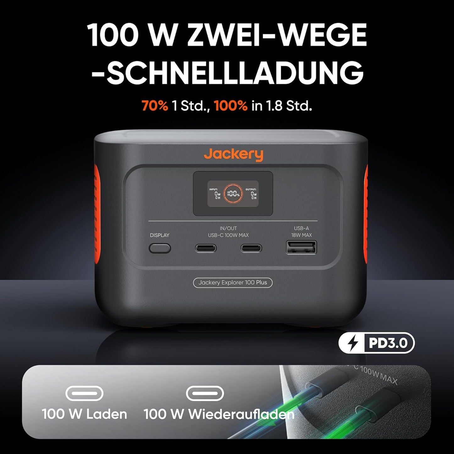 Tragbare Powerstation Explorer 100 Plus, E100 plus