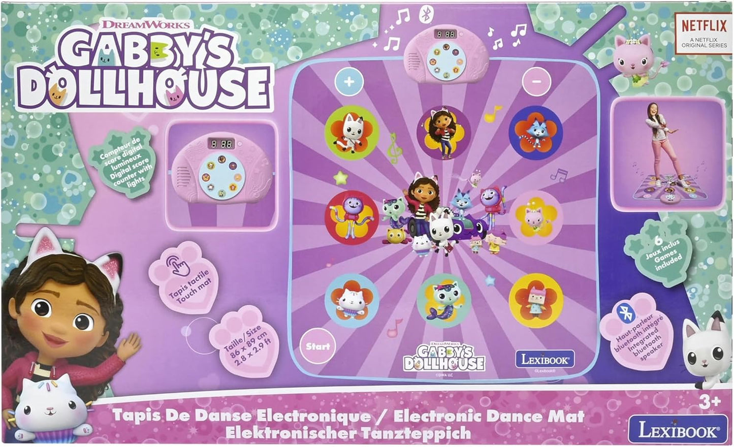 Elektronische Tanzmatte mit Lautsprecher, Gabby's Dollhouse _A