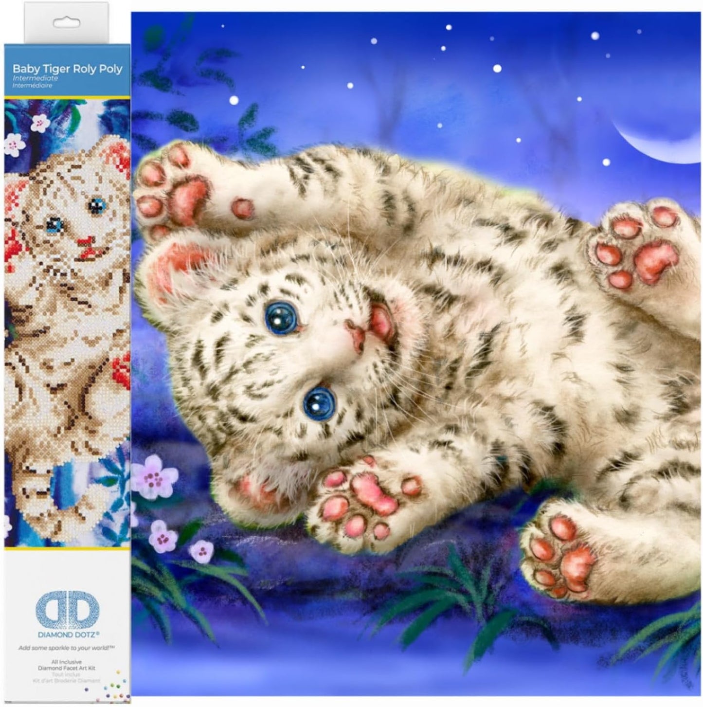 Diamond-Painting Baby Tiger