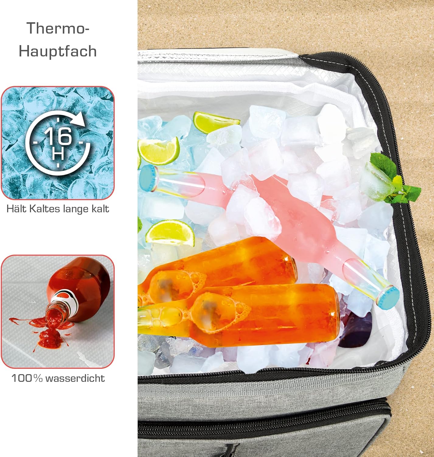IceBreezer, Grau - Grösse L: 52l