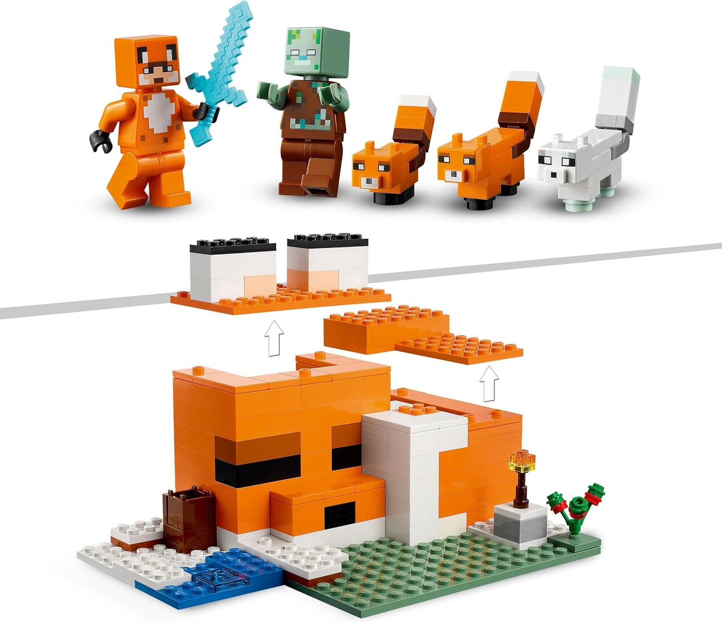 Minecraft Fuchs-Lodge, Single