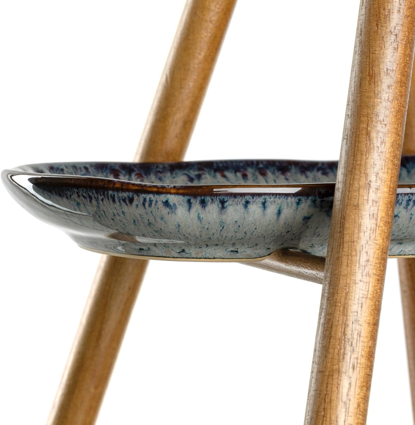 2-stöckige Etagere Matera, Anthrazit 33.6 x 8.2 x 24.5 cm Etagere