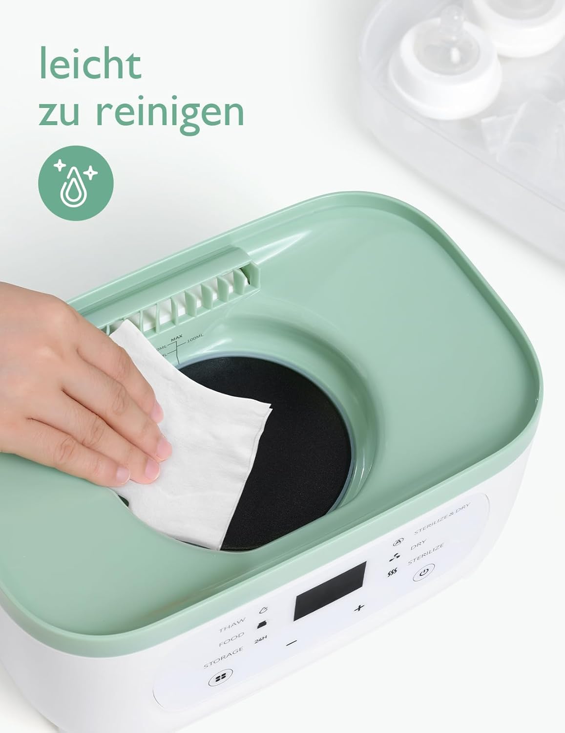 3-in-1 Babyflaschen-Dampfsterilisator